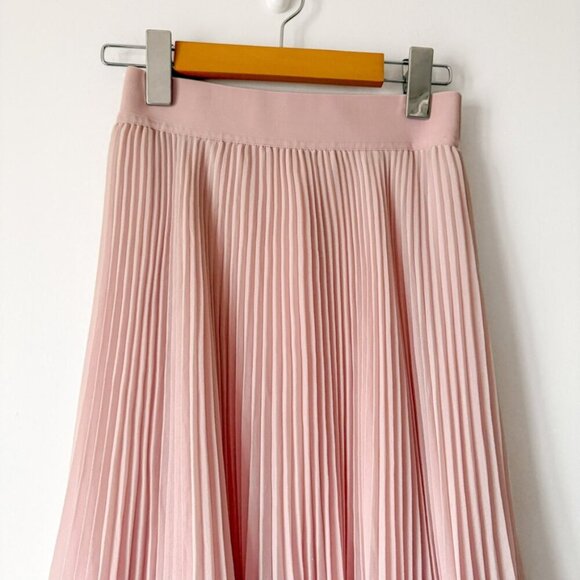Aritzia Wilfred Twirl Midi Skirt Light Pink Size XS - Picture 8 of 11